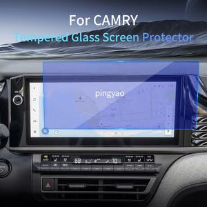 ملصقات سيارة وشاشة حماية من الزجاج المقوى للوحة القيادة الرقمية Carplay، إكسسوارات مركبة لسيارة تويوتا كامري <span class=keywords><strong>2025</strong></span> - Product Image 2