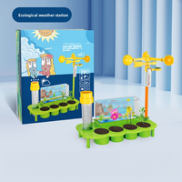 Kit scientifique de station météo pour enfants, expérience de culture de plantes STEM, jouet éducatif, apprentissage de l'écologie et du climat, cadeau nature, vente en gros