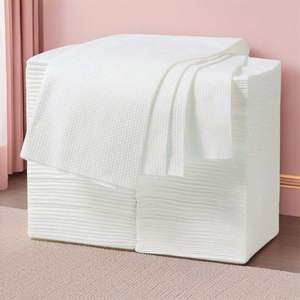 最优惠价格定制100% 涤纶水刺无纺布轻质粘胶/宠物湿巾卸妆毛巾 - Product Image 5