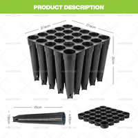 Panier en silicone respirant pour semis, support de racines, pot de culture hydroponique, filet de germination pour pépinière de jardin