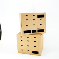 Cajas de Envío Personalizadas de Cartón Reciclado Ecológico con Impresión a Cuatro Colores y Estampado en Caliente para Logotipos