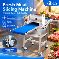 Machine à découper la viande électrique industrielle réglable automatiquement, équipement de découpe de viande pour restaurants et usines de transformation alimentaire