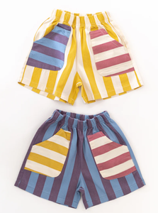 New Arrival Summer <strong>Kids</strong> Carnival <strong>Shorts</strong> Stripe Colorblock <strong>Shorts</strong> 100% <strong>Cotton</strong> for Baby Boys and Girls Clothes - Product Image 5