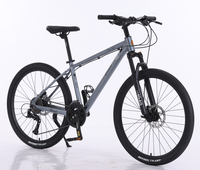 Vente en gros VTT pliable 21 vitesses 26/24 VTT avec frein à disque et vélos à pédales ordinaires pour adultes hommes