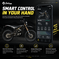 Moto électrique 2026 Surron Ultra Bee HP homologuée route avec certification L3E COC, 74V 60Ah, contrôle par application accepté