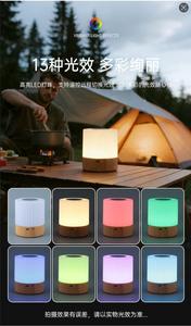 <b>LED</b> RGB Touch Night Light 1.6W PP Plastic Remote Control Dimmable Built-in <b>Battery</b> Color Gradual Changing Non-APP Function - Product Image 5