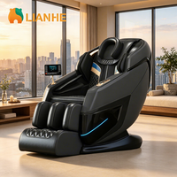 Fauteuil de massage corporel complet avec rail SL étendu et rouleau pour les pieds, idéal pour la salle de bien-être à domicile