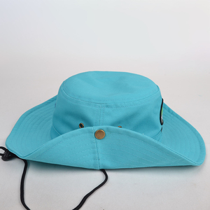 Mùa hè lớn mái hiên chapeau Mũ câu cá kỳ nghỉ treo dây mặt trời biểu tượng tùy chỉnh bông <span class=keywords><strong>boonie</strong></span> mũ xô - Product Image 3