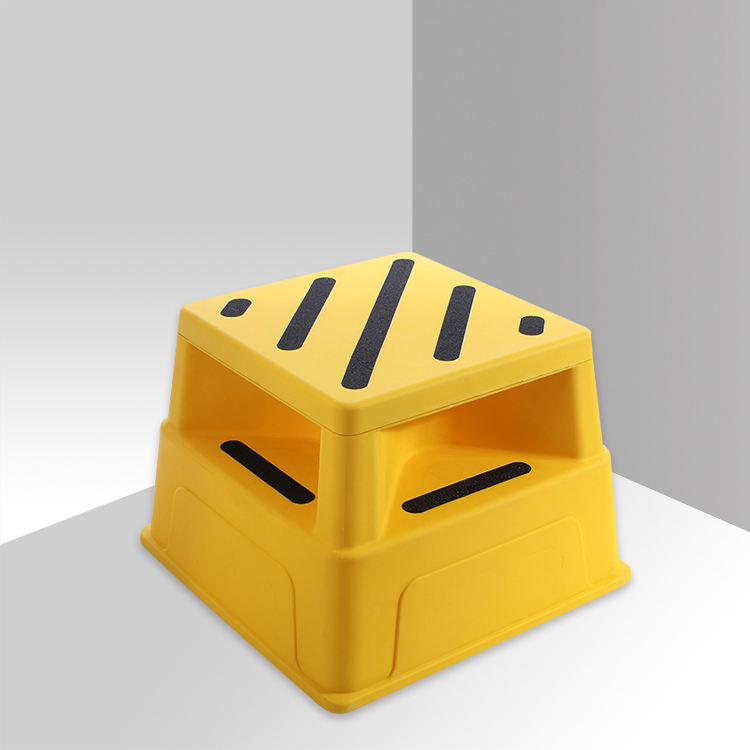Heavy Duty Plastic Safety Step Stool - Non-Slip & Durable