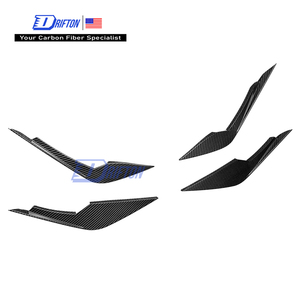 4PCS Dry Carbon Fiber Front Canards For BMW G82 M4 - Product Image 2