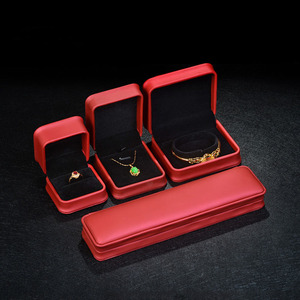 Boîte à bijoux de luxe en cuir PU, boîte à bijoux portable, petite boîte à bijoux - Product Image 4