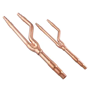 Hailiang air conditioning vrf tubing copper air y branch pipe refnet joint branch piping kit gree vrf branch pipe