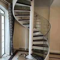 Escalier en colimaçon pour grenier, idéal petits espaces, intérieur/extérieur, pour maison résidentielle - Offre Spéciale