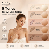 Cubrepezones Adhesivos de Gel de Silicona Reutilizables Sin Costuras Sin Tirantes para Mujer - Pétalos para el Pecho Accesorios Íntimos Sexys Impermeables