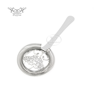 Colador de cóctel de acero inoxidable 18/8 con diseño de <span class=keywords><strong>mariposa</strong></span>, Hawthorne colador, accesorios de barra, colador de filtro de hielo para bebidas de camarero - Product Image 5