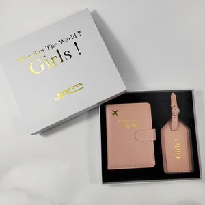 Porta passaporto personalizzato portafoglio Flip blocco RFID custodia in pelle carta passaporto per famiglia accessorio da viaggio <span class=keywords><strong>foto</strong></span> passaporto - Product Image 1