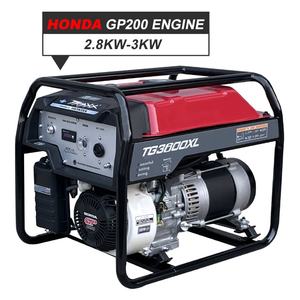 220/230V OHV Generador de gasolina de 4 tiempos 3KW Juego de generador de gasolina de Marco abierto con motor <span class=keywords><strong>Honda</strong></span> GP200, certificado CE - Product Image 2