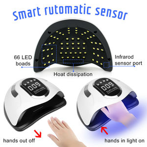 Lampe à ongles UV LED 220W, 66 perles, sécheuse portable pour vernis gel, séchage rapide, machine de photothérapie pour manucure, pour salon de manucure - Product Image 2