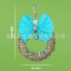 Mainan Kunyah Tali Rami Daun Parrot untuk Latihan, Mengatasi Kebosanan, Merangkak, dan Menggigit untuk <span class=keywords><strong>Cockatiel</strong></span> Khusus - Product Image 4