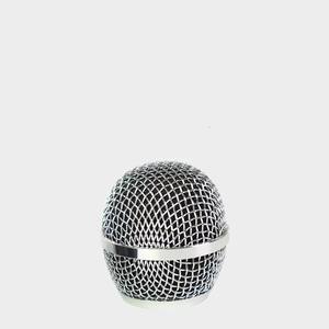 Micrófono Dinámico Inalámbrico para Sistema de Audio KTV en Casa, Amplificador de Potencia, Conferencias, Escenario, <span class=keywords><strong>Karaoke</strong></span> Clásico Plateado de Mano - Product Image 5