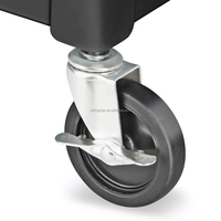 Nouvelle armoire à roulettes à trois niveaux pour atelier métallique, chariot à outils informatique personnalisable OEM/OBM avec garantie de 3 ans