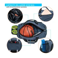 Sport-Sporttasche mit Schuh fach & Wet Pocket Gym Duffel Bag Übernachtung tasche für Männer und Frauen