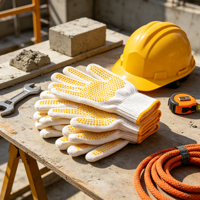 Guantes de Trabajo Resistentes al Aceite, Antideslizantes, Resistentes al Frío, Transpirables y Resistentes al Desgaste para Obras de Construcción Pesada