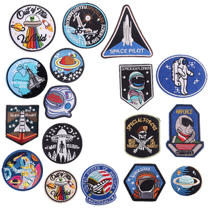 Parches Bordados de Astronautas de la <span class=keywords><strong>NASA</strong></span>, Celestiales, Venta Caliente de Fábrica, Insignias Termoadhesivas con Logotipo Personalizado para Chaquetas, Gorras, Zapatos, Tela 3D - Product Image 4