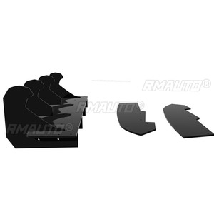 For Peugeot 301 Sedan 2013-2017 <strong>Car</strong> Rear Bumper Lip Splitter <strong>Diffuser</strong> Body Kit Bumper Guard <strong>Protector</strong> Cover <strong>Car</strong> Accessories - Product Image 5