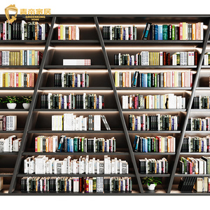 Estantería moderna, armario de <span class=keywords><strong>madera</strong></span> <span class=keywords><strong>para</strong></span> libros, estantería de nuevo diseño <span class=keywords><strong>para</strong></span> el hogar, muebles de <span class=keywords><strong>madera</strong></span>, tablero E0 ENF, sin pintura o <span class=keywords><strong>madera</strong></span> con pintura CN - Product Image 4