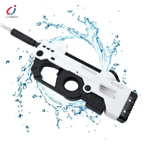 Chengji summer outdoor high pressure auto shooting game toys electric automatic water gun p90 for kids adults