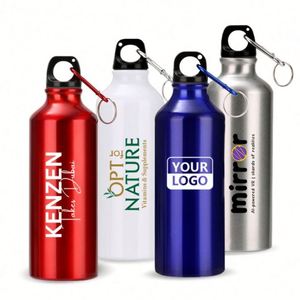 Bouteilles d'eau en aluminium écologiques pour le sport, la gym et le cyclisme, en gros, avec logo personnalisé, 500 ml, 750 ml, 1000 ml, promotionnelles - Product Image 4