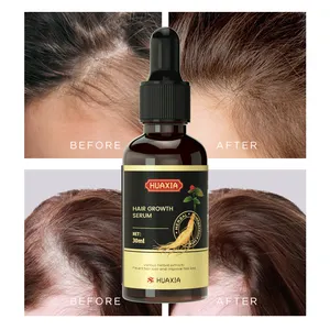 Huaxia Ginseng Extract Organic Herbal Scalp Serum Hair Regrowth Tonics Hair Regrowth Treatment