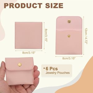 Nuevas Bolsas de Piel Sintética para Guardar Joyas, Bolsos de Mano para Hombre con Grabado - Promoción - Product Image 6