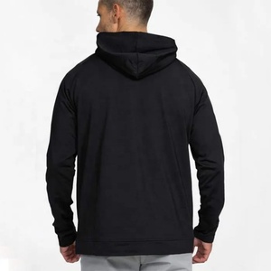 Sudadera con Capucha para Hombre, Otoño-Verano, Corte Regular, Mangas Raglán Cruzadas, Logotipo Personalizado, Forro Polar, Transpirable, Resistente al Viento, con Bolsillo - Product Image 4