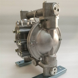 Bomba Neumática de Diafragma QBY QBK con Brida de 1 Pulgada, Membrana de PTFE, Bomba Química de Aluminio y Acero Inoxidable - Product Image 1