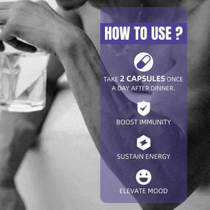 OEM Ultra Shilajit kapsüller saf himalaya Shilajit yetişkin beyin sağlığı ve canlılık için Fulvic asit esansiyel mineraller ile - Product Image 4