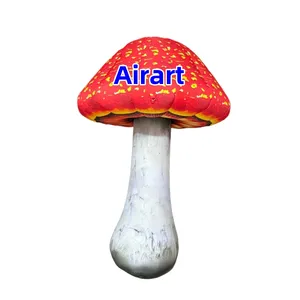 High quality inflatable mushroom model party supply vivid colorful giant inflatable mushroom with led lights