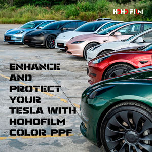 Hohofilm צבע ירוק tpu <span class=keywords><strong>ppf</strong></span> pf מבריק אנטי שריטות סרט אוטומטי ריפוי עצמי הגנה על התקנה יבש סרט tpu pf סרט - Product Image 3