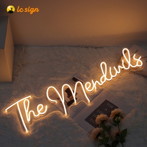 Letrero de Neón LED Personalizado con Logotipo, Letrero Luminoso de Neón Personalizado con Nombre <span class=keywords><strong>para</strong></span> Boda, Despedida de Soltera, Regalo de Inauguración de Casa, Decoración - Product Image 2