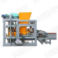 Machine à fabriquer des blocs hydrauliques entièrement automatique à haute capacité de production Qt4-25