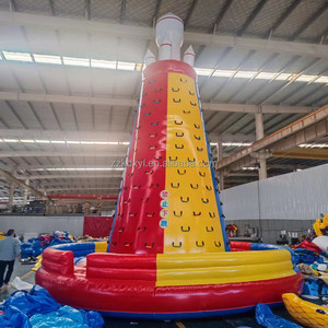 Tour d'escalade gonflable sécuritaire et durable avec corde Mur d'escalade en plein air Défi Jeu sportif pour enfants et adultes - Product Image 5