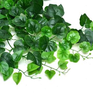 Plantes vertes artificielles Rongxin CT08, feuilles de Pothos et de <span class=keywords><strong>lierre</strong></span> collées sur fil, pour décoration murale intérieure/extérieure, haute simulation - Product Image 4