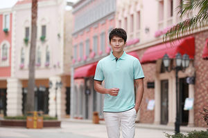 Original 100% Pique <span class=keywords><strong>CVC</strong></span> coton chemise polo de golf personnalisé blanc luxe polo T-shirt hommes polos pour hommes - Product Image 5