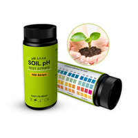 Nouveau testeur de pH précis pour bandelettes de test, plage de pH 3,5-9,0 pour l'analyse des sols