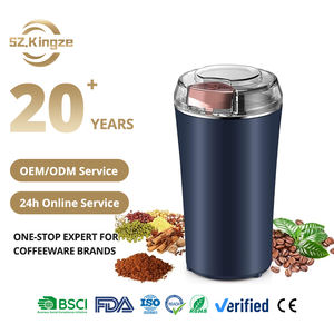 Molinillo Eléctrico Portátil Automático de Acero Inoxidable Kingze para Hierbas y Granos de Café con Capacidad de 350 ml para Uso en Hoteles y al Aire Libre - Product Image 1