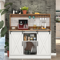 Mini armoire de bar en bois massif de luxe moderne Affichage du café et des boissons alcoolisées pour la maison Salon