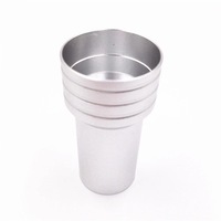 Coque de lampe de poche LED d'extérieur fabriquée par le fabricant en alliage d'aluminium CNC avec accessoires de processus d'usinage en acier et laiton