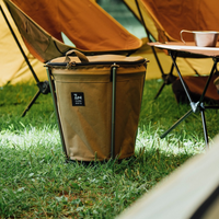 Oxford Poubelle de camping pliable Poubelle Conteneur à déchets Poubelle de camp personnalisée Poubelle d'extérieur Poubelle portable Camping