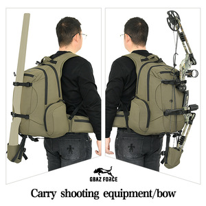 Sac à dos de chasse Gbaz Force 26L en nylon imperméable avec support pour arc, sports de plein air, vert ranger pour homme - Product Image 2